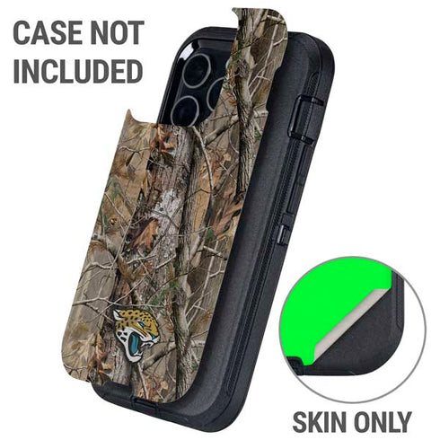 NFL Jacksonville Jaguars Realtree AP Camo Otterbox Defender iPhone Skin
