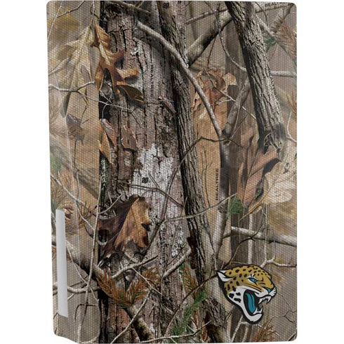NFL Jacksonville Jaguars Realtree AP Camo PS5 Console Skin