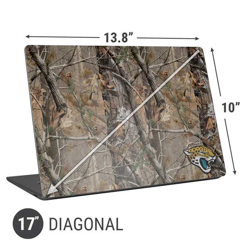 NFL Jacksonville Jaguars Realtree AP Camo Universal Laptop 17in (13.8 x 10in) Skin