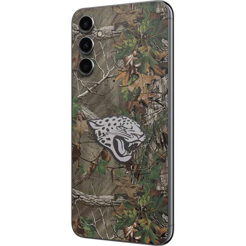NFL Jacksonville Jaguars Realtree Xtra Green Camo Galaxy A14 5G Skin