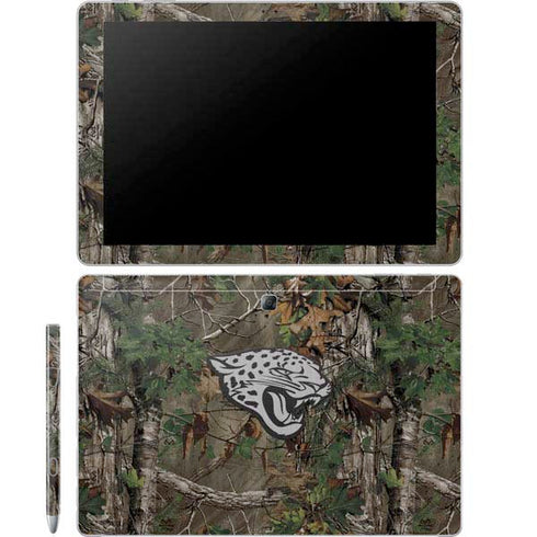 NFL Jacksonville Jaguars Realtree Xtra Green Camo Galaxy Book 12in Skin
