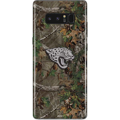 NFL Jacksonville Jaguars Realtree Xtra Green Camo Galaxy Note 8 Skin