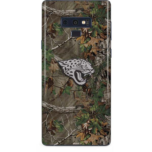 NFL Jacksonville Jaguars Realtree Xtra Green Camo Galaxy Note 9 Skin