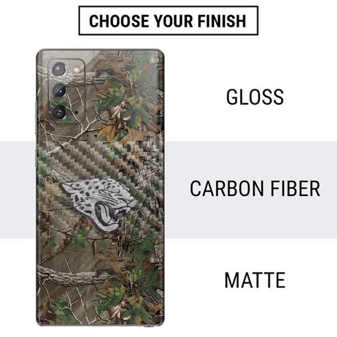 NFL Jacksonville Jaguars Realtree Xtra Green Camo Galaxy Note20 5G Skin