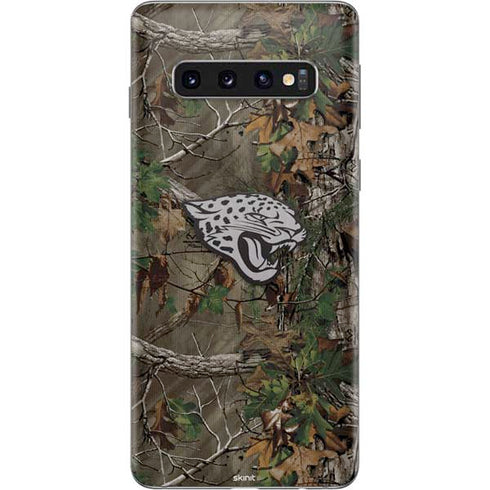 NFL Jacksonville Jaguars Realtree Xtra Green Camo Galaxy S10 Skin