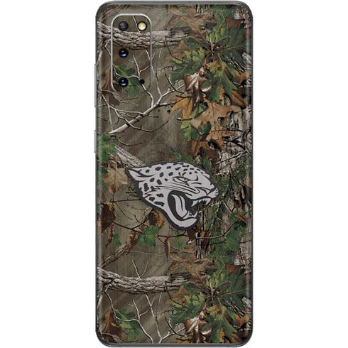 NFL Jacksonville Jaguars Realtree Xtra Green Camo Galaxy S20 Skin