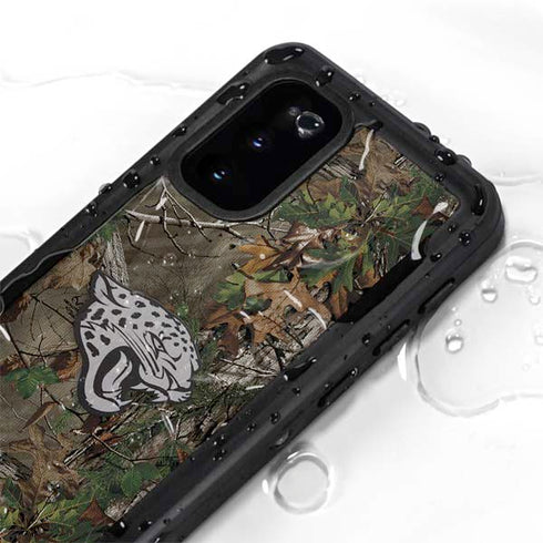 NFL Jacksonville Jaguars Realtree Xtra Green Camo Galaxy S20 Waterproof Case