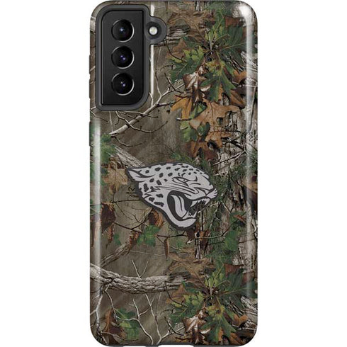 NFL Jacksonville Jaguars Realtree Xtra Green Camo Galaxy S21 Plus 5G Pro Case