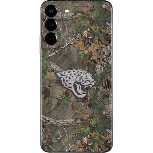 NFL Jacksonville Jaguars Realtree Xtra Green Camo Galaxy S22 Plus Skin