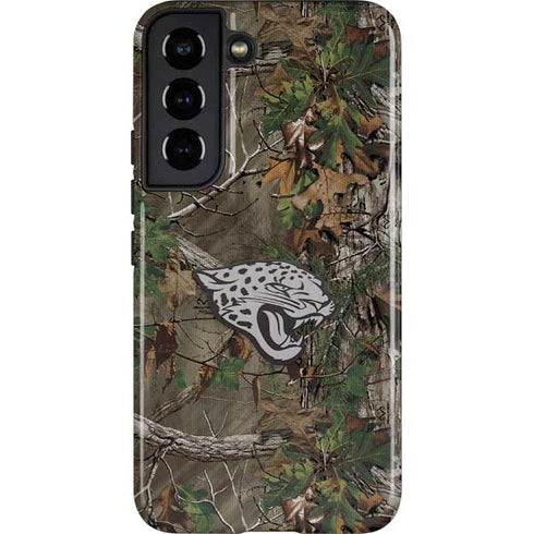 NFL Jacksonville Jaguars Realtree Xtra Green Camo Galaxy S22 Pro Case