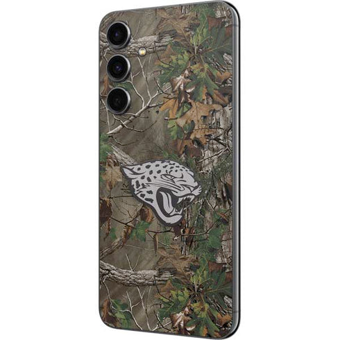 NFL Jacksonville Jaguars Realtree Xtra Green Camo Galaxy S23 FE Skin