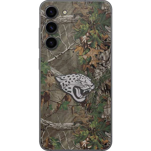 NFL Jacksonville Jaguars Realtree Xtra Green Camo Galaxy S23 Plus Skin
