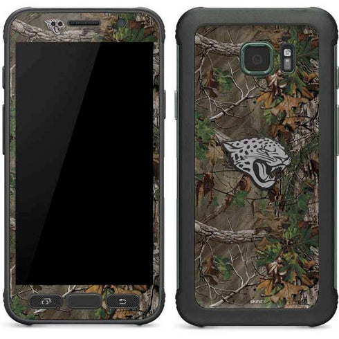 NFL Jacksonville Jaguars Realtree Xtra Green Camo Galaxy S7 Active Skin