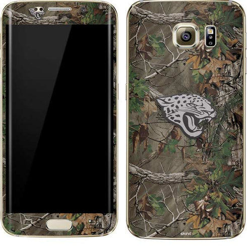 NFL Jacksonville Jaguars Realtree Xtra Green Camo Galaxy S7 Edge Skin