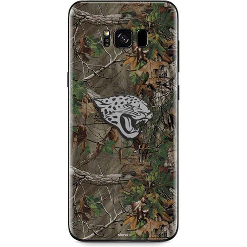 NFL Jacksonville Jaguars Realtree Xtra Green Camo Galaxy S8 Plus Skin