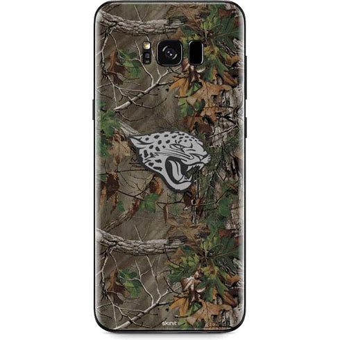 NFL Jacksonville Jaguars Realtree Xtra Green Camo Galaxy S8 Skin