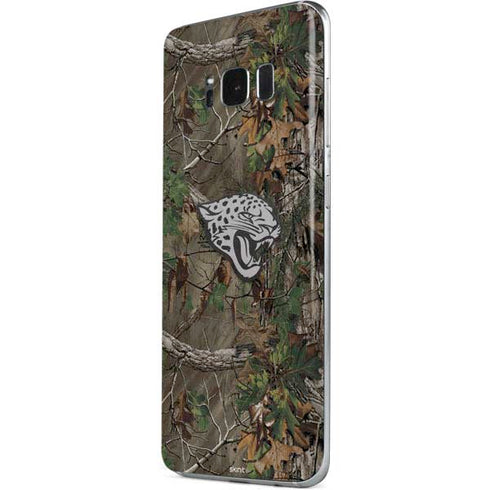 NFL Jacksonville Jaguars Realtree Xtra Green Camo Galaxy S8 Skin