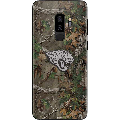 NFL Jacksonville Jaguars Realtree Xtra Green Camo Galaxy S9 Plus Skin