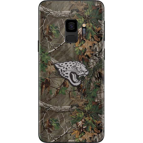 NFL Jacksonville Jaguars Realtree Xtra Green Camo Galaxy S9 Skin