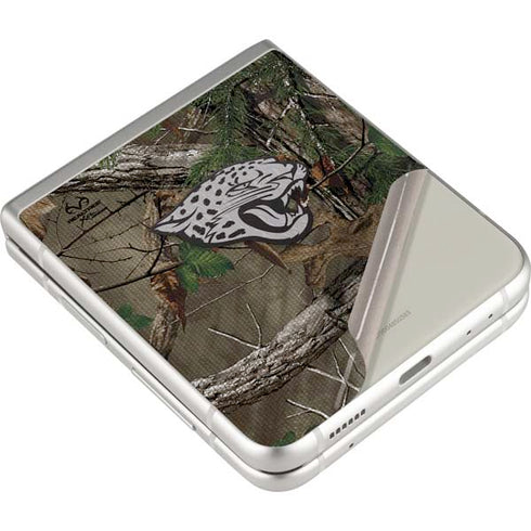 NFL Jacksonville Jaguars Realtree Xtra Green Camo Galaxy Z Flip3 5G Skin