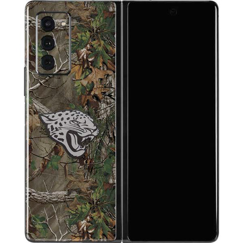 NFL Jacksonville Jaguars Realtree Xtra Green Camo Galaxy Z Fold2 5G Skin