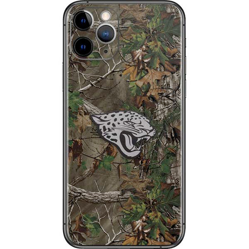 NFL Jacksonville Jaguars Realtree Xtra Green Camo iPhone 11 Pro Skin
