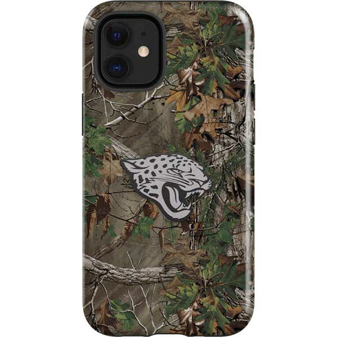 NFL Jacksonville Jaguars Realtree Xtra Green Camo iPhone 12 Mini Impact Case