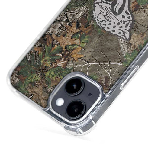 NFL Jacksonville Jaguars Realtree Xtra Green Camo iPhone 14 Plus MagSafe Case