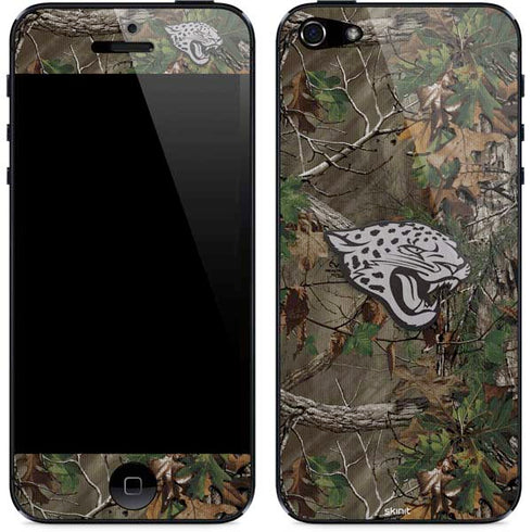 NFL Jacksonville Jaguars Realtree Xtra Green Camo iPhone 5/5s/5SE Skin
