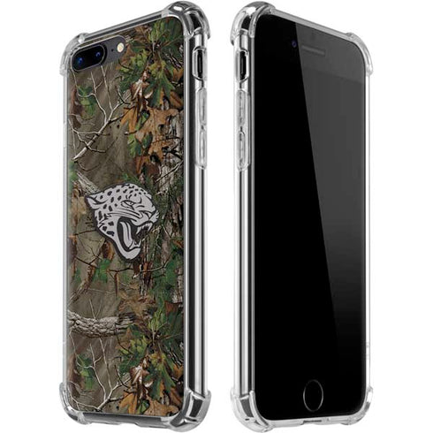 NFL Jacksonville Jaguars Realtree Xtra Green Camo iPhone 7/8 Plus Clear Case