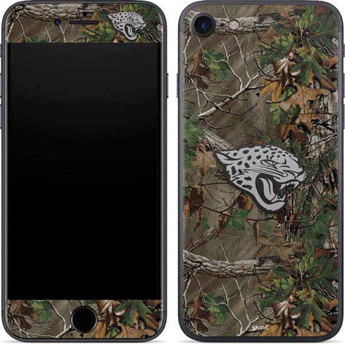 NFL Jacksonville Jaguars Realtree Xtra Green Camo iPhone SE (2nd & 3rd Gen) Skin