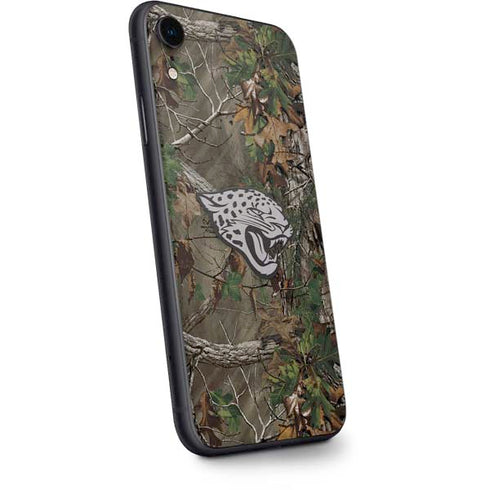 NFL Jacksonville Jaguars Realtree Xtra Green Camo iPhone XR Skin
