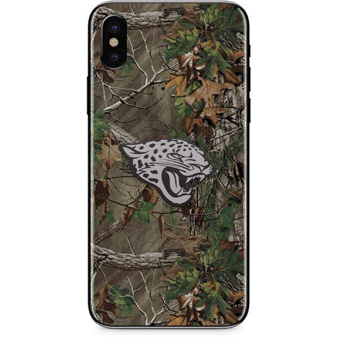 NFL Jacksonville Jaguars Realtree Xtra Green Camo iPhone XS Max Skin