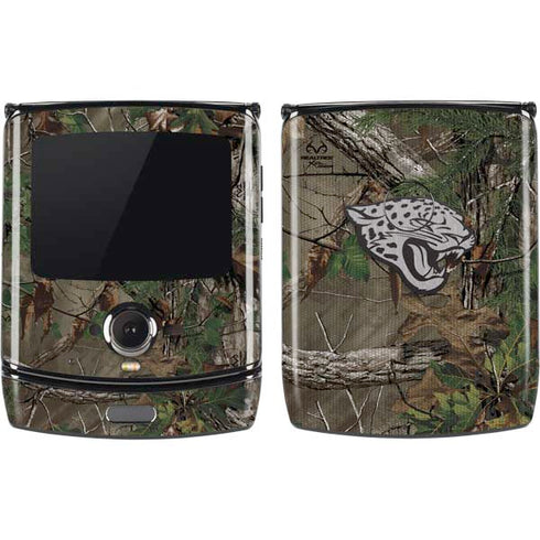 NFL Jacksonville Jaguars Realtree Xtra Green Camo Motorola RAZR Skin