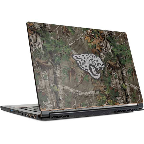 NFL Jacksonville Jaguars Realtree Xtra Green Camo MSI GS65 Stealth Laptop Skin