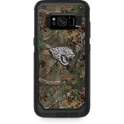 NFL Jacksonville Jaguars Realtree Xtra Green Camo Otterbox Commuter Galaxy Skin
