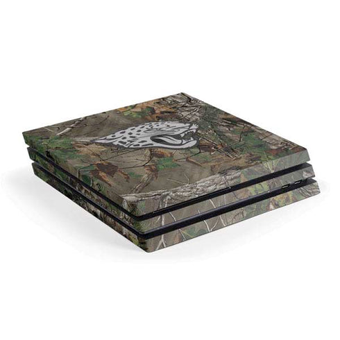 NFL Jacksonville Jaguars Realtree Xtra Green Camo PS4 Pro Console Skin