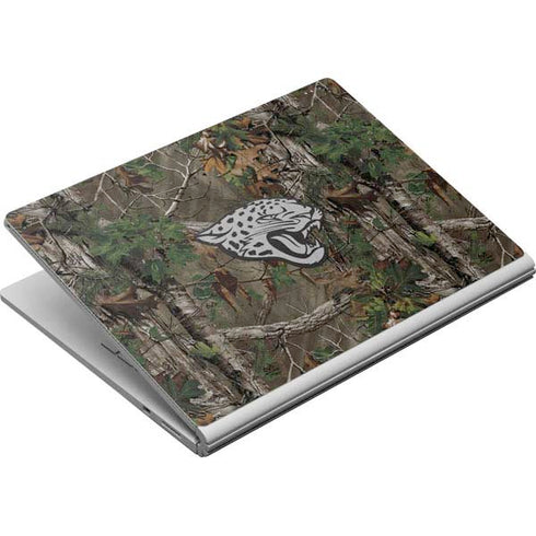 NFL Jacksonville Jaguars Realtree Xtra Green Camo Surface Book Skin