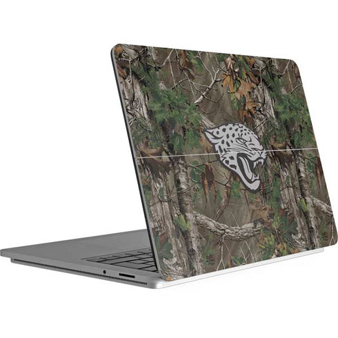 NFL Jacksonville Jaguars Realtree Xtra Green Camo Surface Laptop Studio Skin