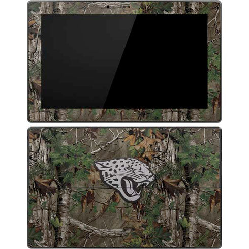 NFL Jacksonville Jaguars Realtree Xtra Green Camo Surface Pro Tablet Skin