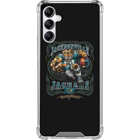 Liquid Blue NFL Jacksonville Jaguars Running Back Galaxy A15 5G Clear Case