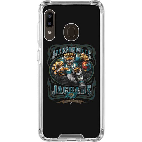 Liquid Blue NFL Jacksonville Jaguars Running Back Galaxy A30 Clear Case