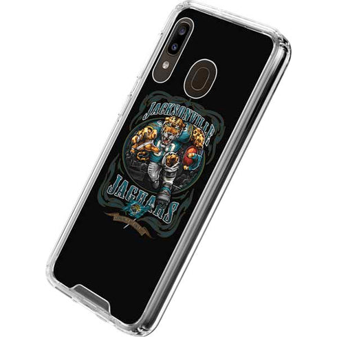 Liquid Blue NFL Jacksonville Jaguars Running Back Galaxy A30 Clear Case