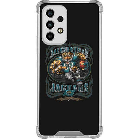Liquid Blue NFL Jacksonville Jaguars Running Back Galaxy A33 5G Clear Case