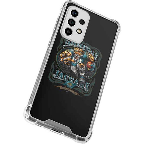 Liquid Blue NFL Jacksonville Jaguars Running Back Galaxy A33 5G Clear Case
