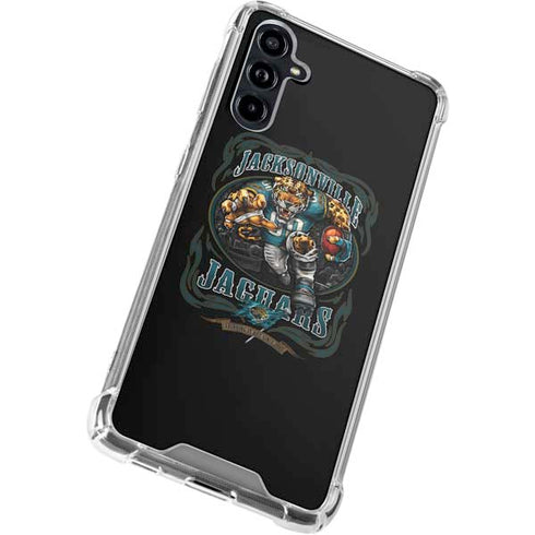 Liquid Blue NFL Jacksonville Jaguars Running Back Galaxy A54 5G Clear Case
