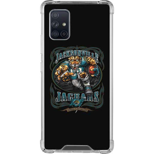 Liquid Blue NFL Jacksonville Jaguars Running Back Galaxy A71 5G Clear Case