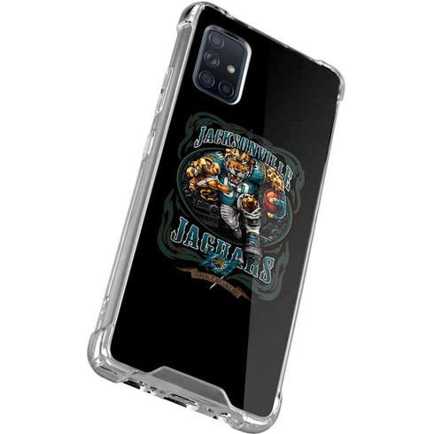 Liquid Blue NFL Jacksonville Jaguars Running Back Galaxy A71 5G Clear Case