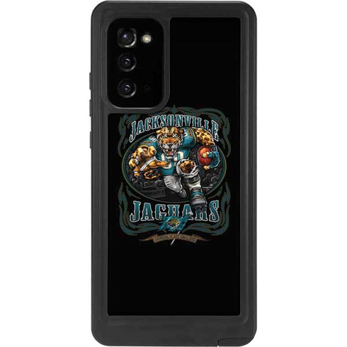 Liquid Blue NFL Jacksonville Jaguars Running Back Galaxy Note20 5G Waterproof Case