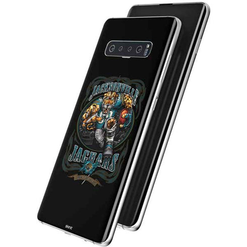 Liquid Blue NFL Jacksonville Jaguars Running Back Galaxy S10 Plus Skin